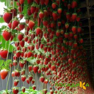 Клубника ампельная Анастасия купить по цене от 370р. в интернет-магазине «Посадика» с доставкой почтой в в Смоленске и по всей России – [изображение №1].